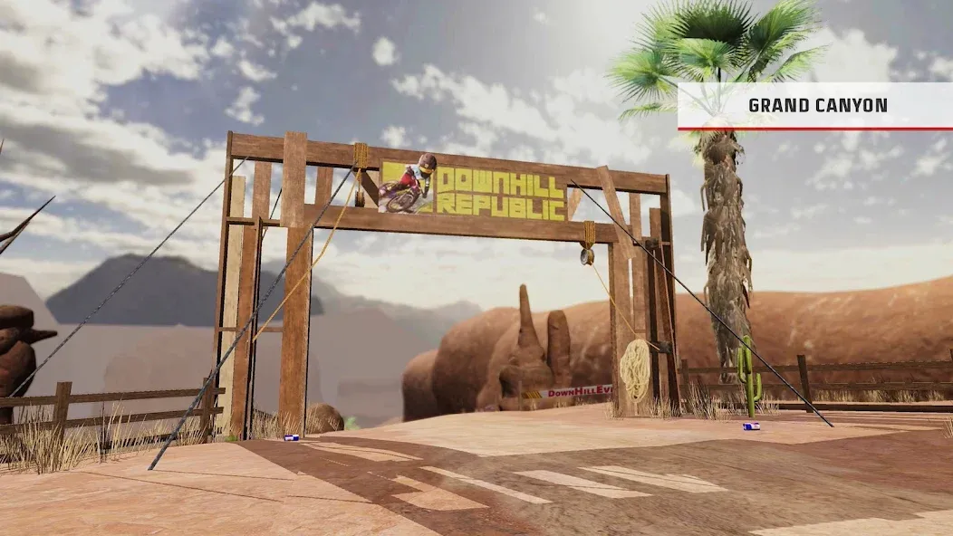 Скачать Downhill Republic MOD APK — Безлимитные деньги и все трассы открыты — скриншот 3