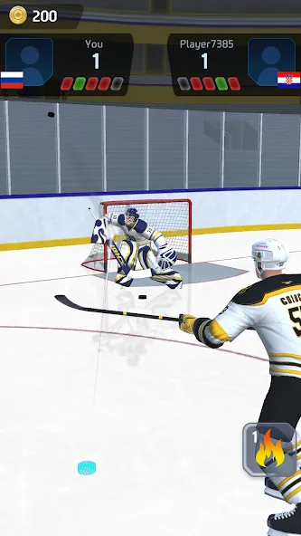 Hockey Game Stars 3D — Безлимитные деньги и все улучшения — скриншот 3