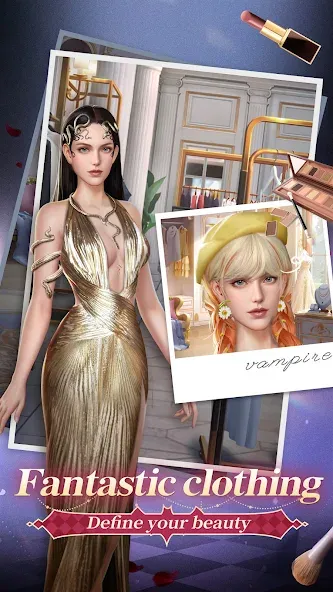 Twilight Kiss: Eternal Love MOD APK на Android — Бесконечные монеты и открытые наряды — скриншот 3