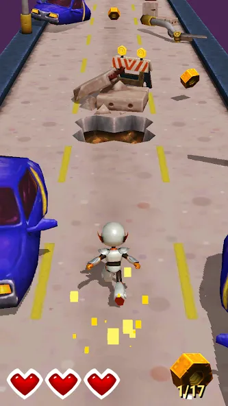 Hmoman Run - Racing game на Андроид — Мод Бесконечные монеты и ускорение — скриншот 2
