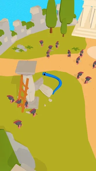 Скачать Snake Crusher MOD APK — Много денег и усиленная змейка — скриншот 4