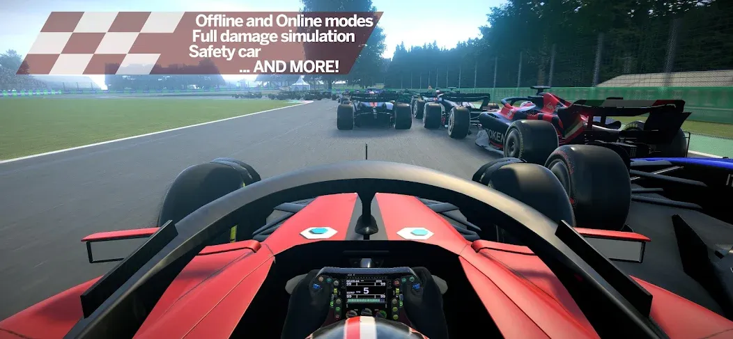 Скачать взлом Ala Mobile GP - Formula racing на Андроид — Безлимитные деньги и все машины — скриншот 2