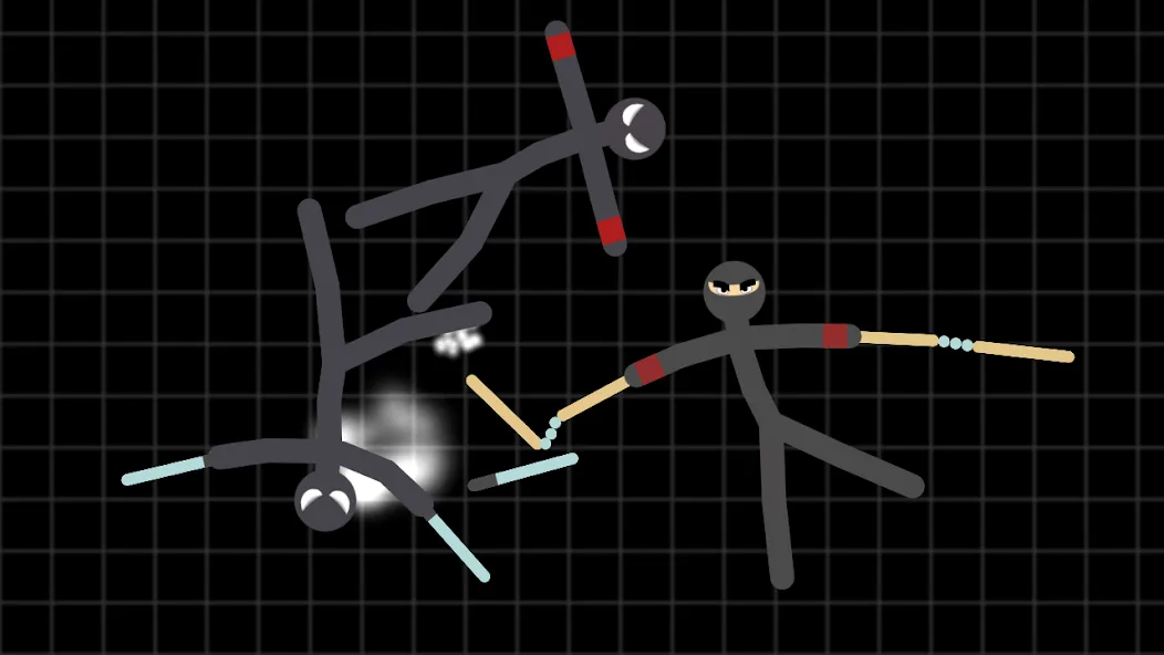 Stickman Warriors (Мод Безлимитные деньги и мощное оружие) — скриншот 3