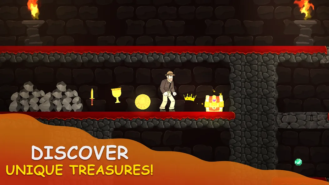 Скачать Volcano Escape MOD APK — Безлимитные деньги и все уровни открыты — скриншот 3