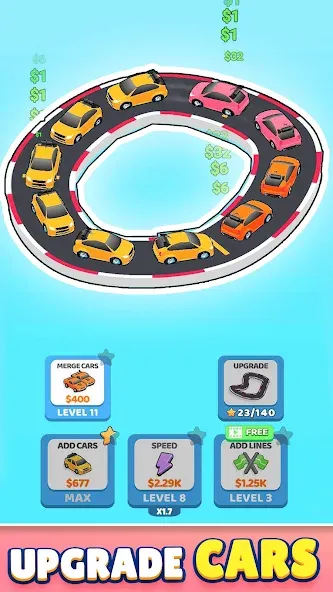 Скачать Car'n Click на Android — Увлекательный кликер про машины — скриншот 2