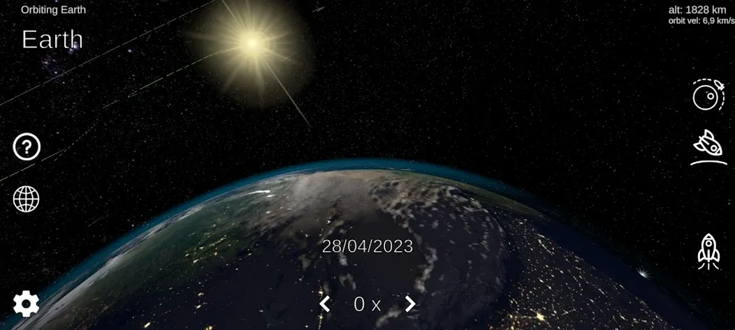 Solar System Simulator на Андроид — Реалистичная симуляция космоса без ограничений — скриншот 1