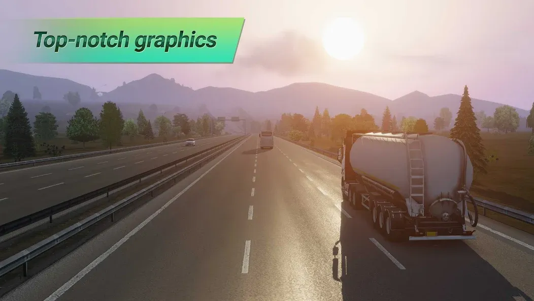 Скачать Truckers of Europe 3 (Мод: Безлимитные деньги и топливо) на Андроид — скриншот 3 Скачать Truckers of Europe 3 (Мод: Безлимитные деньги и топливо) на Андроид — скриншот 3