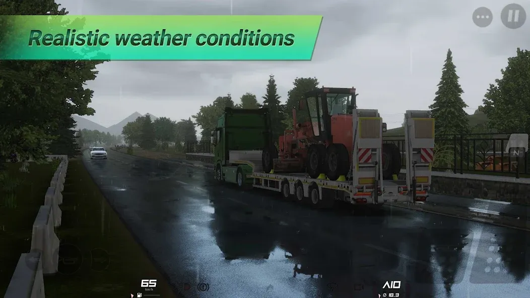 Скачать Truckers of Europe 3 (Мод: Безлимитные деньги и топливо) на Андроид — скриншот 5 Скачать Truckers of Europe 3 (Мод: Безлимитные деньги и топливо) на Андроид — скриншот 5