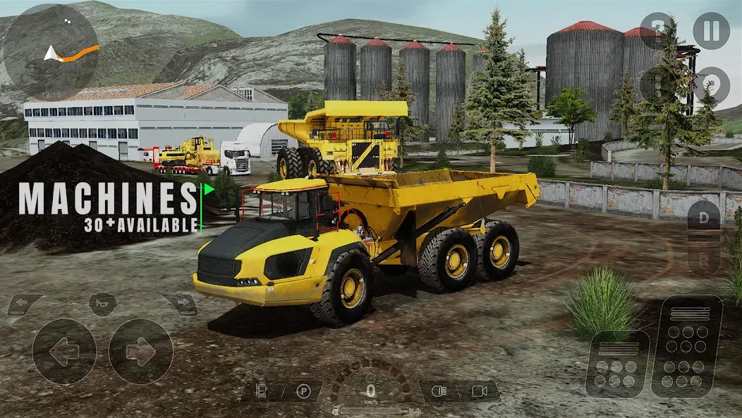 Скачать Heavy Machines & Construction (Мод: Безлимитные деньги и все машины) на Андроид — скриншот 1