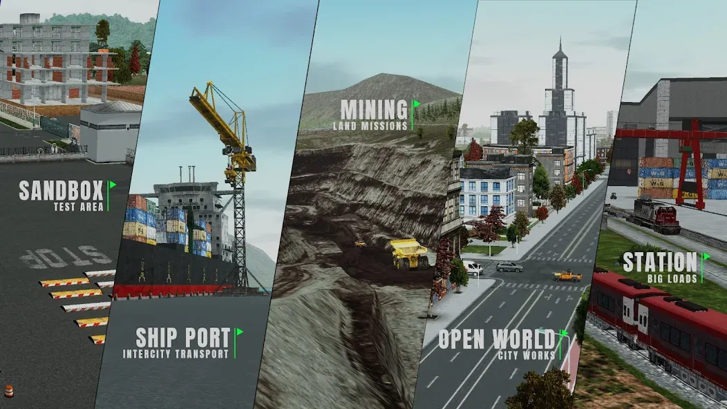 Скачать Heavy Machines & Construction (Мод: Безлимитные деньги и все машины) на Андроид — скриншот 2