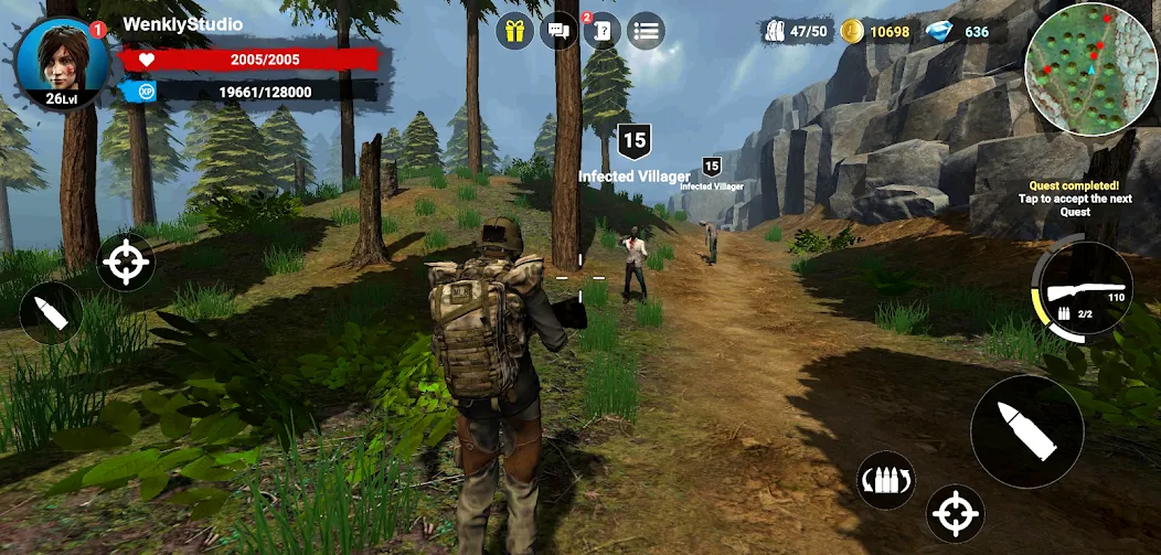 Скачать Horror Forest 3 open-world RPG на телефон — Безлимитные деньги и открытый мир — скриншот 1
