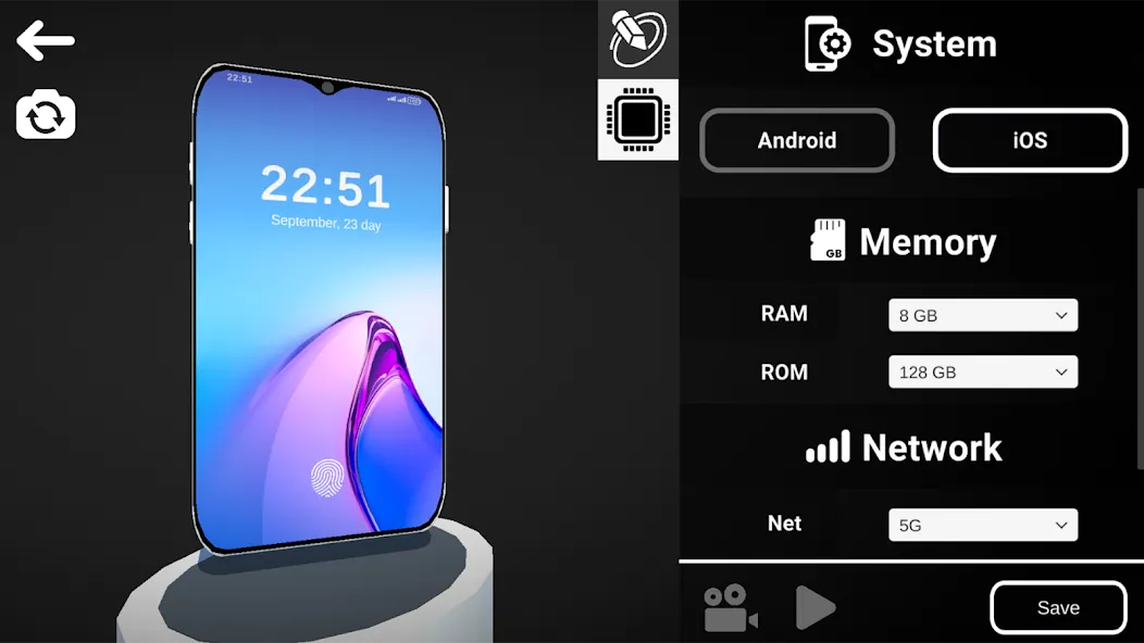 Phone Simulator - 3D Maker MOD — Безлимитные деньги и премиум функции на Андроид — скриншот 1