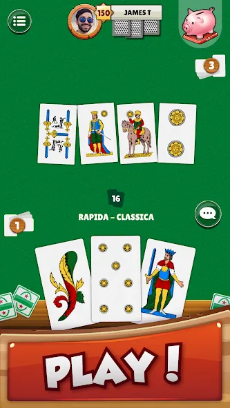 Scopa - Italian Card Game — Безлимитные монеты и все карты открыты — скриншот 1