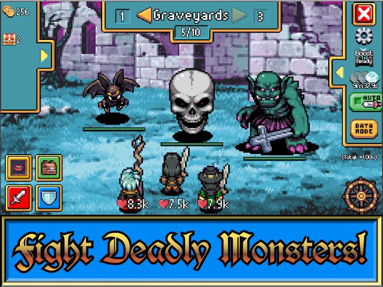 Скачать Wizard's Wheel 2: Idle RPG с модом — Безлимитные деньги и мана — скриншот 1