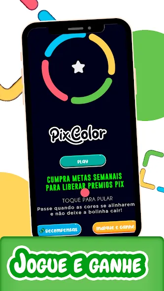 Pix Color - Jogue e Ganhe — Мод: Recompensas ilimitadas e níveis desbloqueados — скриншот 1