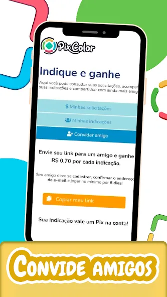 Pix Color - Jogue e Ganhe — Мод: Recompensas ilimitadas e níveis desbloqueados — скриншот 4