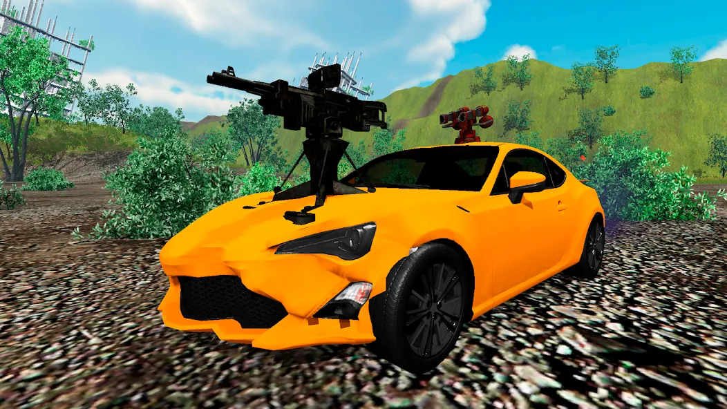 Скачать Car Crash Arena Simulator 3D с модом — Безлимитные деньги и все машины открыты — скриншот 3