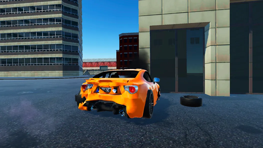 Скачать Car Crash Arena Simulator 3D с модом — Безлимитные деньги и все машины открыты — скриншот 4