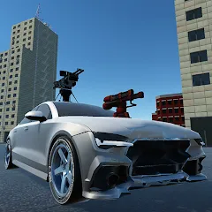 Скачать Car Crash Arena Simulator 3D с модом — Безлимитные деньги и все машины открыты
