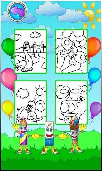 Скачать Coloring pages (Мод: Разблокированы все раскраски и инструменты) на Андроид — скриншот 2 Скачать Coloring pages (Мод: Разблокированы все раскраски и инструменты) на Андроид — скриншот 2