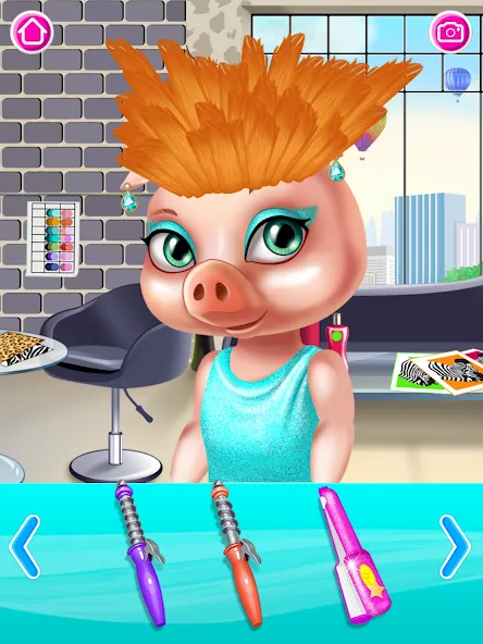 Beauty salon: hair salon MOD APK — Безлимитные деньги и всё открыто — скриншот 3