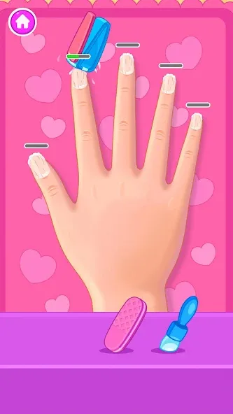 Скачать Nail salon (Мод: Безлимитные деньги и все инструменты) на Андроид — скриншот 5