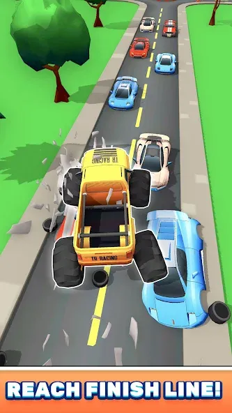 Monster Truck Rampage — Мод: Безлимитные деньги и усиленные машины — скриншот 1 Monster Truck Rampage — Мод: Безлимитные деньги и усиленные машины — скриншот 1