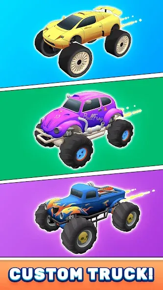 Monster Truck Rampage — Мод: Безлимитные деньги и усиленные машины — скриншот 4 Monster Truck Rampage — Мод: Безлимитные деньги и усиленные машины — скриншот 4