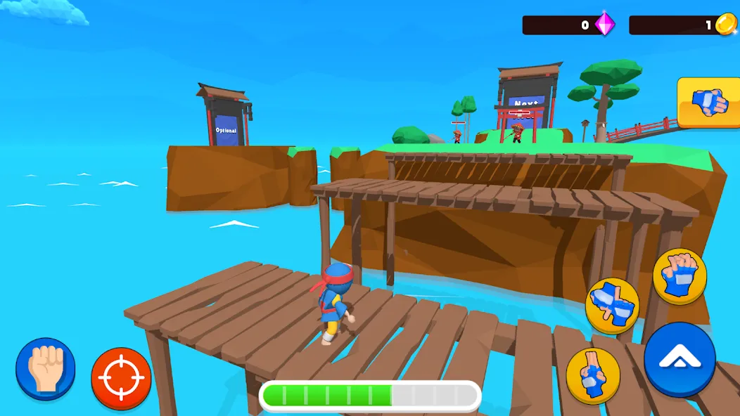 Скачать Ninja World Adventure на Андроид — Безлимитные монеты и открытые уровни — скриншот 5