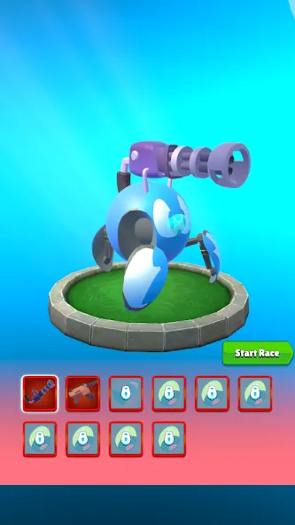 Скачать Pocket Robot Runner на Android — Безлимитные деньги и ускорение робота — скриншот 5