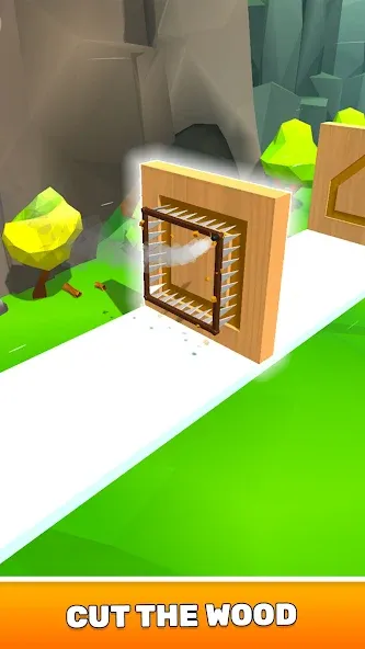 Wood Cutter - Saw MOD — Без рекламы и бесконечная энергия на Андроид — скриншот 2