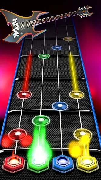Скачать Guitar Band: Rock Battle MOD APK — Безлимитные деньги и все песни открыты — скриншот 1