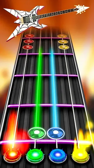 Скачать Guitar Band: Rock Battle MOD APK — Безлимитные деньги и все песни открыты — скриншот 3