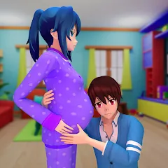 Pregnant Mother Family Life — Мод: Без рекламы и все уровни открыты