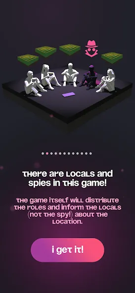 Spyfall - party game MOD APK — Открыты все локации и роли — скриншот 2