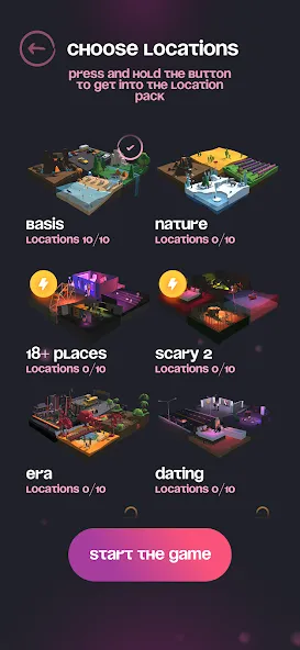 Spyfall - party game MOD APK — Открыты все локации и роли — скриншот 3