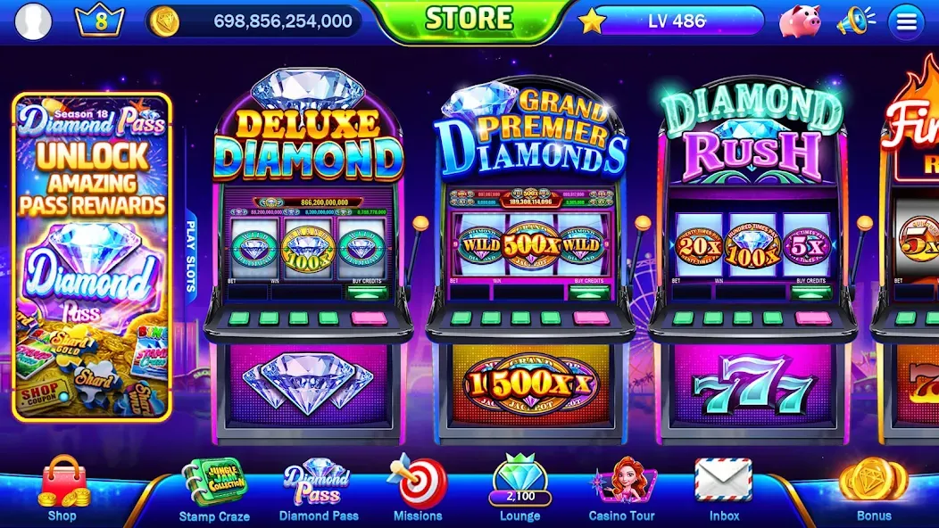 Скачать Classic Slots™ - Casino Games с модом — Безлимитные монеты и бонусы — скриншот 2 Скачать Classic Slots™ - Casino Games с модом — Безлимитные монеты и бонусы — скриншот 2