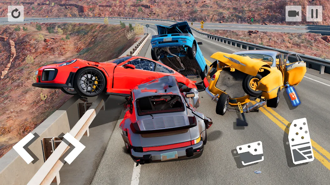 Скачать Car Crash Game — Разблокированы все машины и трассы — скриншот 1