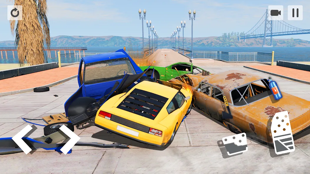 Скачать Car Crash Game — Разблокированы все машины и трассы — скриншот 3