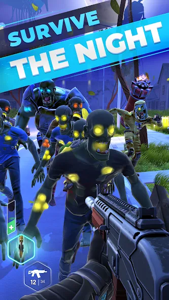 Zombie Horde: Heroes FPS & RPG MOD — Безлимитные ресурсы и все герои на Андроид — скриншот 4
