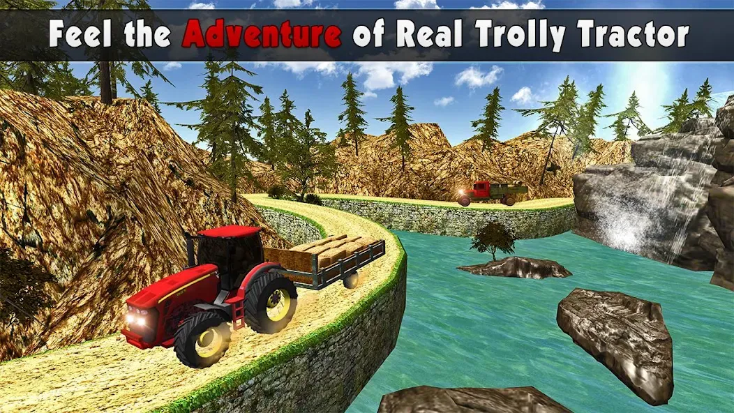 Rural Farming - Tractor games — Взломанная версия (Безлимитные деньги и топливо) — скриншот 1