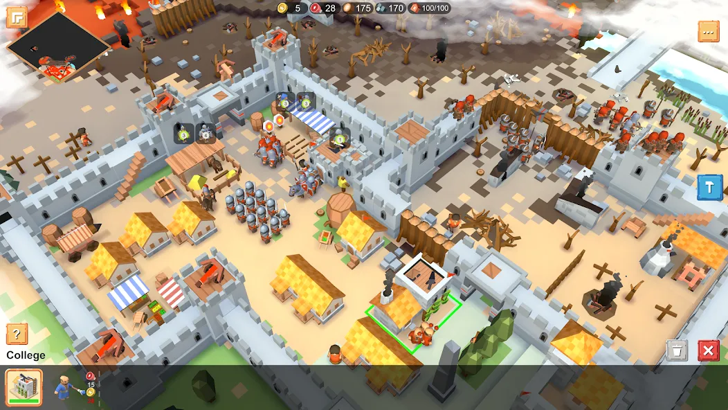 Скачать взлом RTS Siege Up! - Medieval War на Андроид — Безлимитные ресурсы и открыты все уровни — скриншот 1 Скачать взлом RTS Siege Up! - Medieval War на Андроид — Безлимитные ресурсы и открыты все уровни — скриншот 1