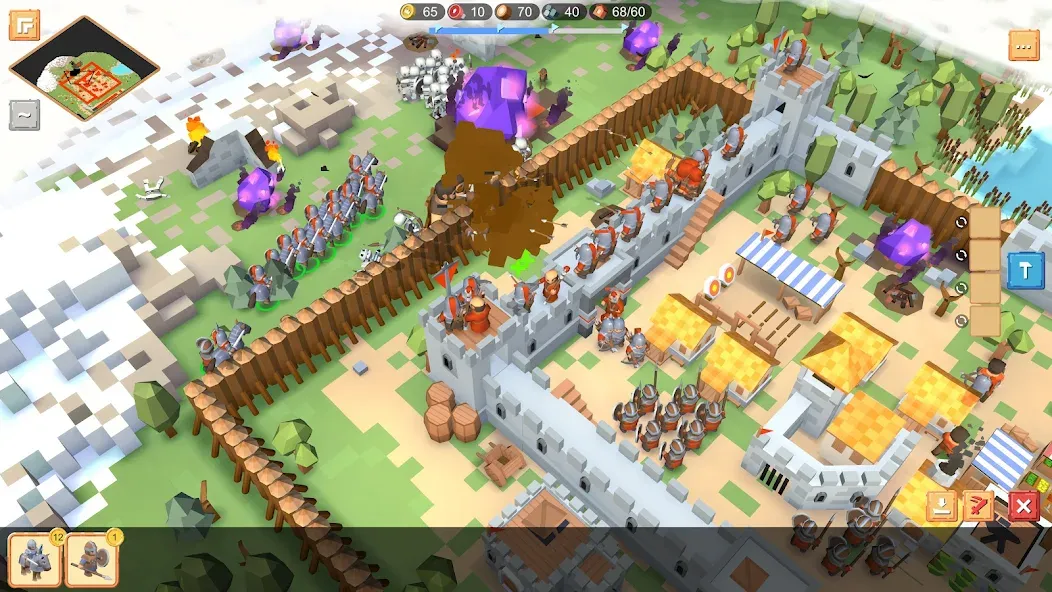 Скачать взлом RTS Siege Up! - Medieval War на Андроид — Безлимитные ресурсы и открыты все уровни — скриншот 4 Скачать взлом RTS Siege Up! - Medieval War на Андроид — Безлимитные ресурсы и открыты все уровни — скриншот 4