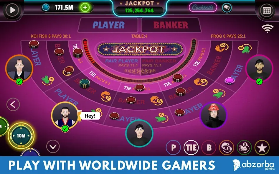 Скачать Baccarat — Безлимитные фишки и выигрышные ставки — скриншот 3