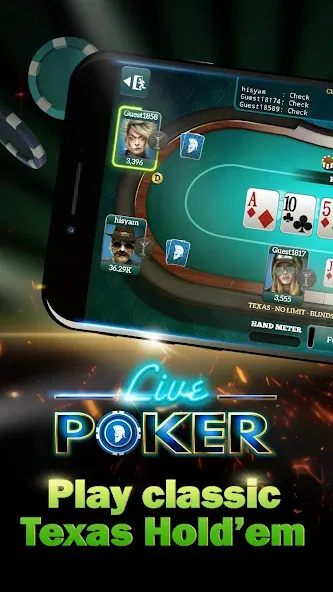 Скачать Live Poker Tables–Texas holdem — Модификация Безлимитные фишки и все столы — скриншот 5 Скачать Live Poker Tables–Texas holdem — Модификация Безлимитные фишки и все столы — скриншот 5