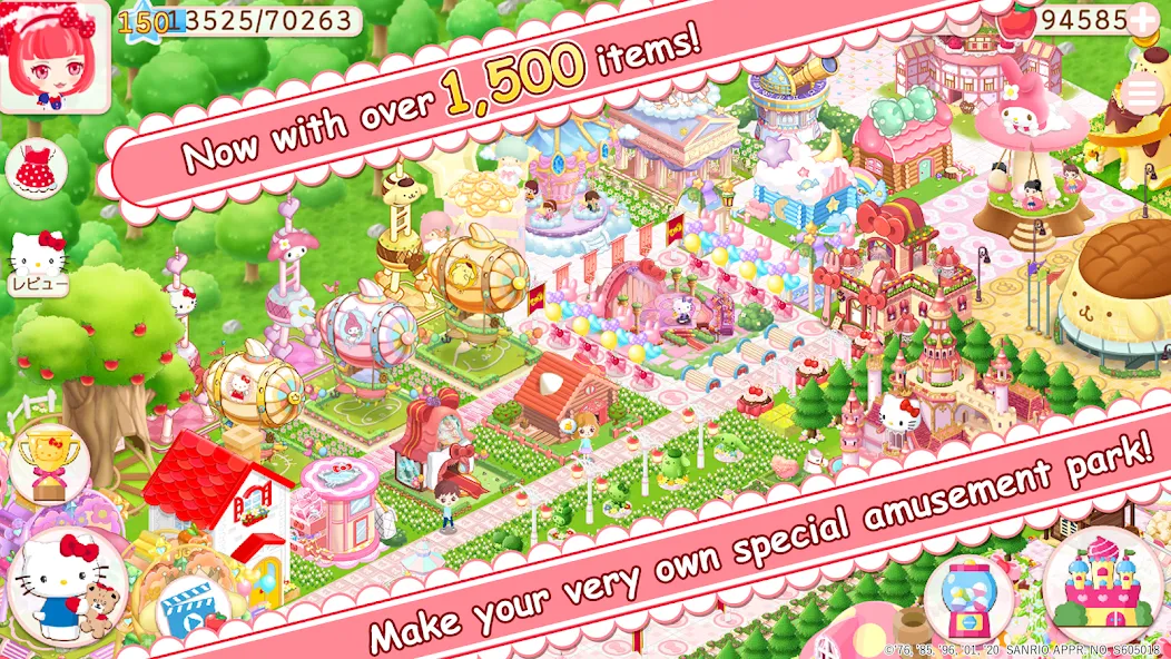HelloKittyWorld2 Sanrio Kawaii MOD — Безлимитные монеты и открытые предметы на Андроид — скриншот 2