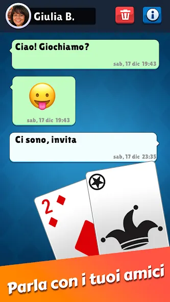 Взломанная Burraco classico carte online на Андроид — Monete illimitate e tavoli sbloccati — скриншот 2 Взломанная Burraco classico carte online на Андроид — Monete illimitate e tavoli sbloccati — скриншот 2