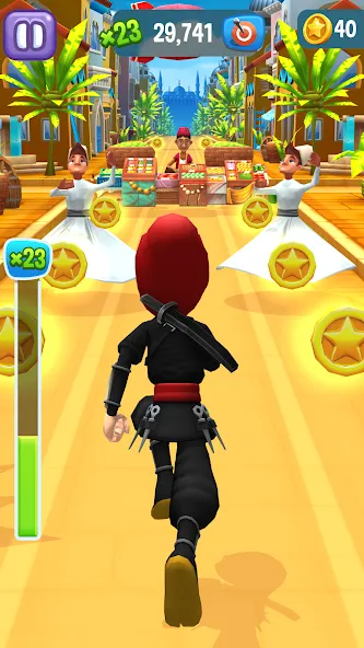 Скачать Angry Gran Run - Running Game на Андроид — Безлимитные монеты и ускорение бега — скриншот 3