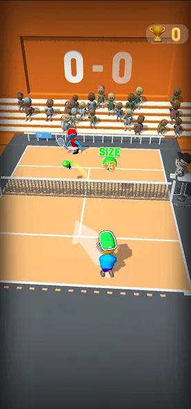 Deuce Hit! (Tennis] — Взломанная версия (Безлимитные теннисные мячи и энергия) — скриншот 4