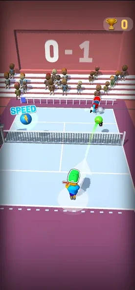 Deuce Hit! (Tennis] — Взломанная версия (Безлимитные теннисные мячи и энергия) — скриншот 5